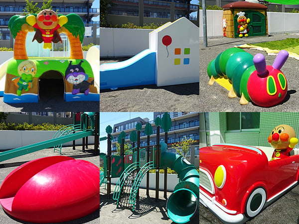 誠心こども園　園庭　遊具