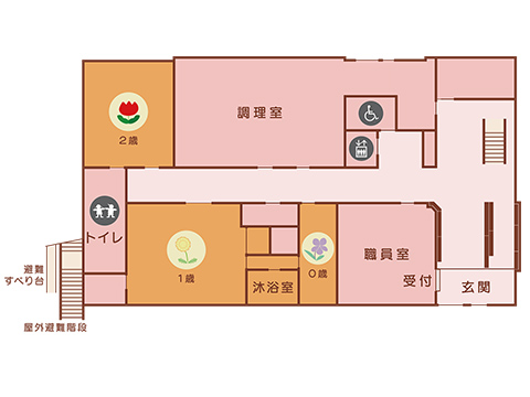 フロアマップ　1階